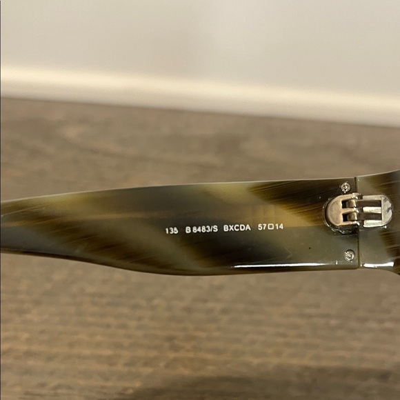 NWOT VTG Burberry 135 8483/S BXCD 57 14 Wmns Olive Nova Check Sunglasses - Picture 5 of 11